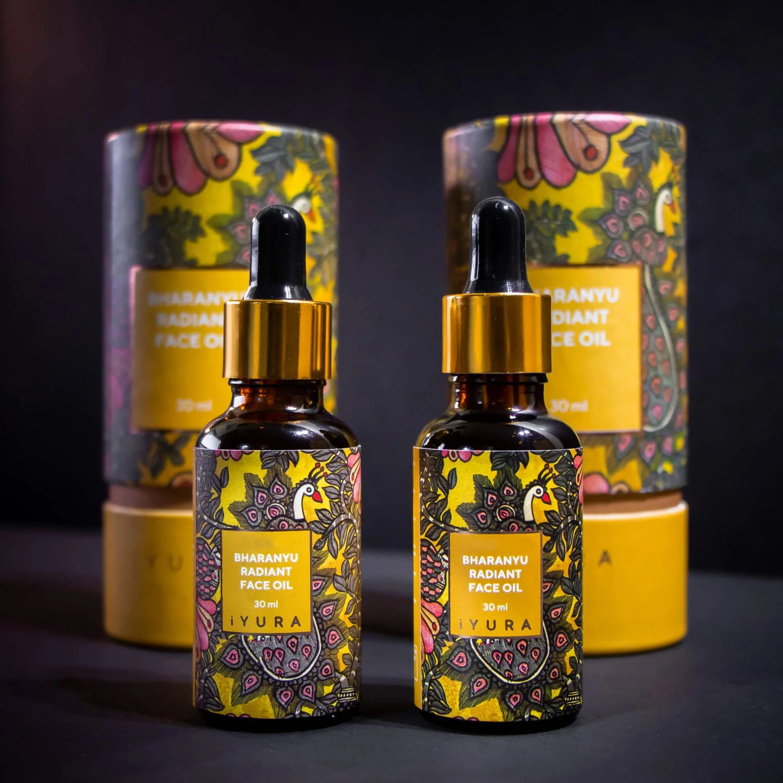 Huile Bharanyu Éclatante Pour Le Visage - Lot de 2