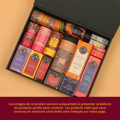 The Ayurveda Experience Treasure Box - 16 best-sellers intemporels dans un coffret collector de luxe, créé sur mesure | Super Offre