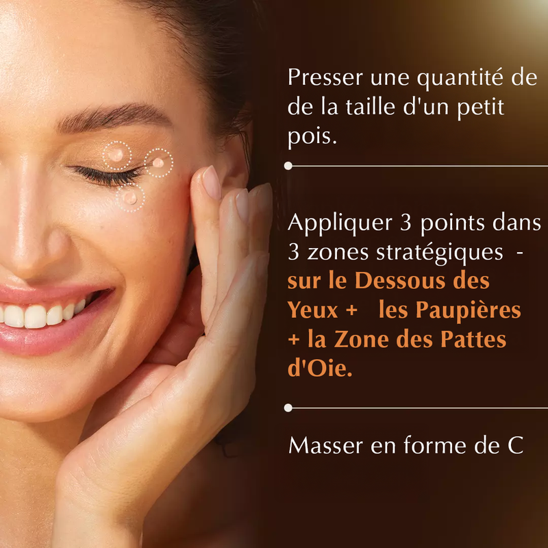Rufolia Pro Eyemulsion Périorbitaire - Crème contour des yeux – Éclaircit, raffermit et hydrate le dessous des yeux – Nouvelle formule à base de manjistha, d'aloe vera, de lotus et de niacinamide – Meilleure crème pour le dessous des yeux