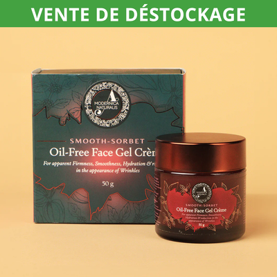 Smooth-Sorbet | Gel crème visage sans huile | Pour un effet visible de comblement des rides, de clarté, de douceur et d'hydratation