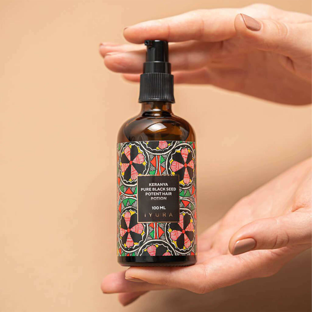 Potion Capillaire Aux Graines Noires de Keranya