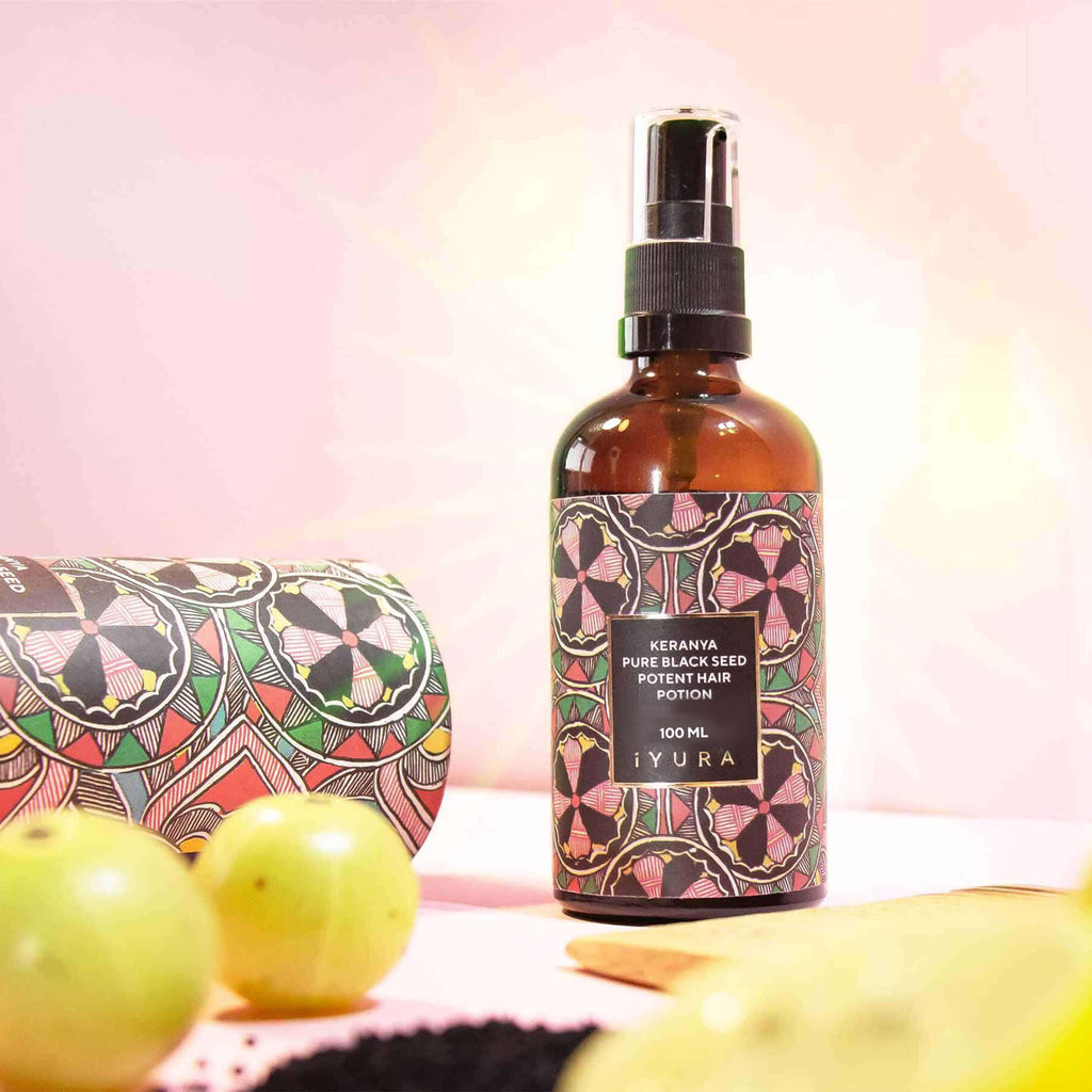 Potion Capillaire Aux Graines Noires de Keranya