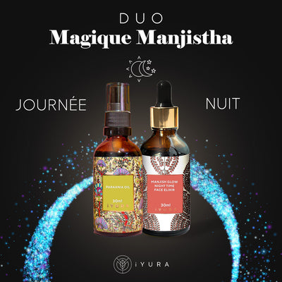 Duo magique Manjistha - Pour les peaux irrégulières, les taches de vieillesse et les taches de soleil