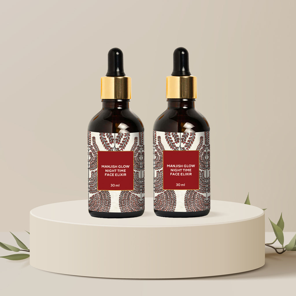 Manjish Élixir de Visage Lumineux Nocturne - Lot de 2